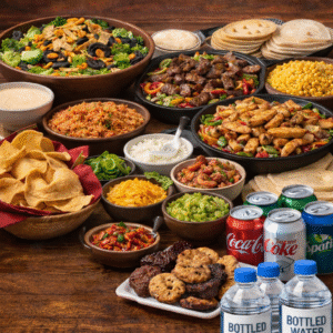Mexican Fajita Bar Curated by Chef Booker T